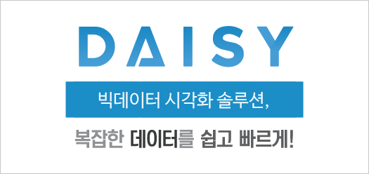 DAISY, 빅데이터 시각화 솔루션, 복잡한 데이터를 쉽고 빠르게!